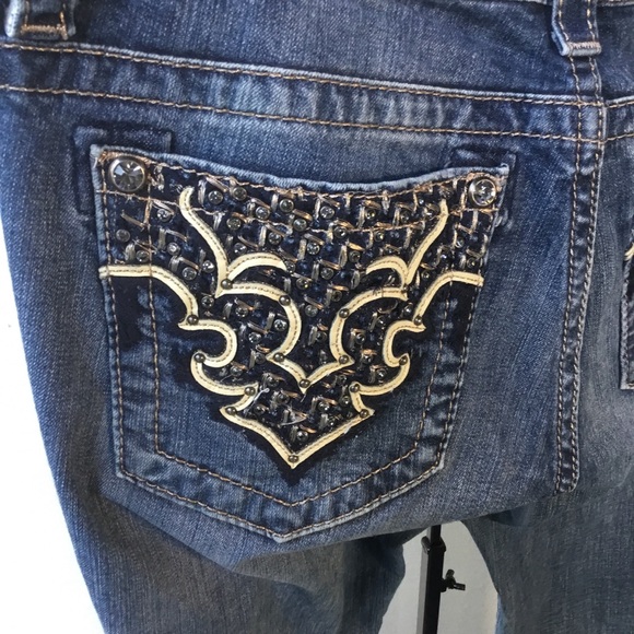 Miss Me Jeans Boot women's size 31 Bootcut Great Condition - Picture 2 of 16